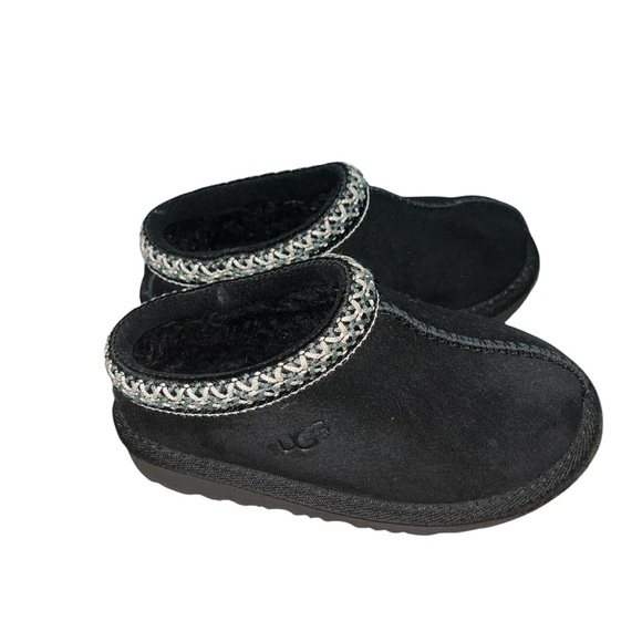 UGG Kids Tasman II Black Slippers Size 9 - Picture 5 of 8